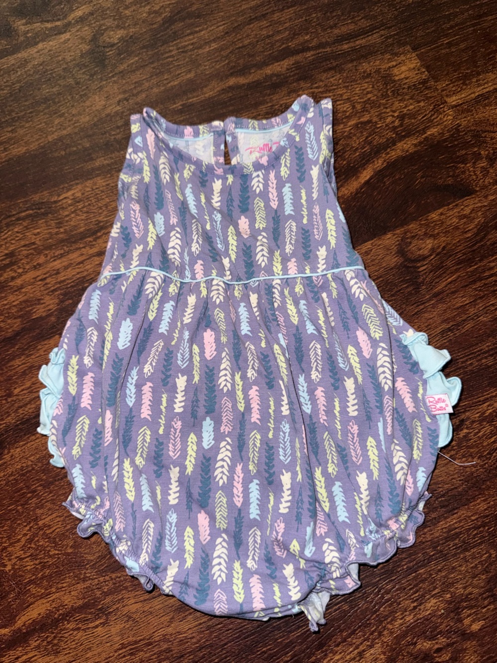 Ruffle Butts Tank Bubble knit romper size 12-18 months